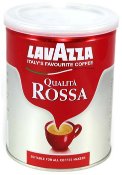 Кава мелена Lavazza Qualita Rossa в металевій банці 250 г (8000070035935)