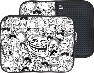 Сумка для планшета Pixie Crew Trollface Black-White (0702811689077)