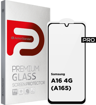 Захисне скло ArmorStandart Pro для Samsung Galaxy A16 4G (A165) Black (ARM80171)