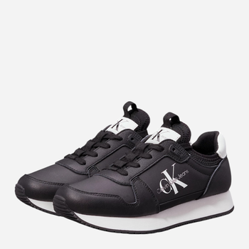 Buty sportowe damskie do kostki Calvin Klein YW0YW01616-0GM 37 Czarne (8720639482917)