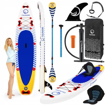 Надувная SUP доска TSUNAMI 350 см с веслом Wave T09 (P-5907739316417)