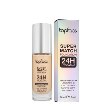 Тональний крем topface Super Match 24H Foundation водостойкий PT475 , 006 Neutral/Натуральный