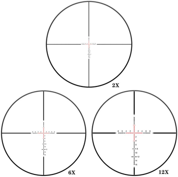 Оптичний приціл DISCOVERY Optics HD 2-12X24SFIR 30mm підсвічування