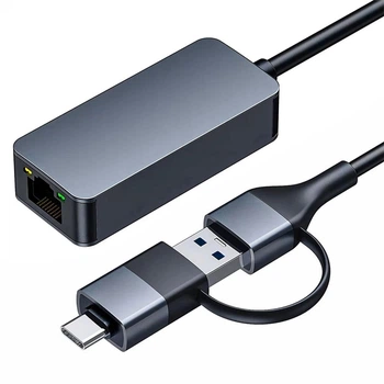 Сетевая адаптер USB Type C USB 3.0 RJ45 2.5G Ethernet Realtek RTL8156
