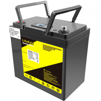 Аккумуляторная батарея LiitoKala 12V 60Ah LiFePO4 60 А/ч 12В с LCD-дисплеем (12V60Ah LiFePO4 LCD)