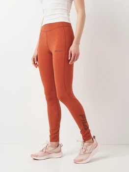 Спортивные леггинсы для фитнеса женские Fila Performa Activewear 125532-54 46 Терракотовые (2990029001301_0990052146774)
