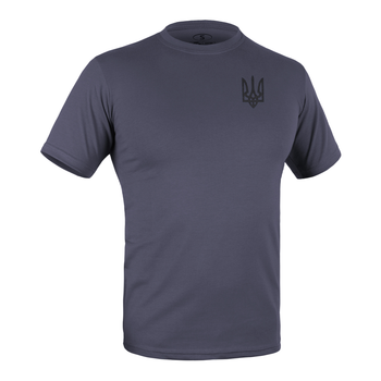 Футболка з малюнком Тризуб Logo 3XL Blue Graphite