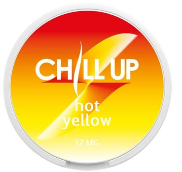 Безтютюнові нікотинові подушечки Chill Hot Yellow 12 мг (4779056490139)