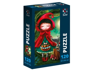 Пазлы Detail "A girl and the wolf" 120 деталей (DT100-11)