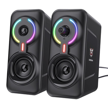 Колонки компьютерные USB ONIKUMA RGB Backlight L6 Черные