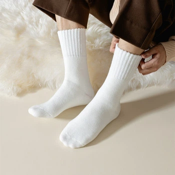 Теплі високі шкарпетки під уггі Honey Fashion Accessories 36-41р молочний (1-66)