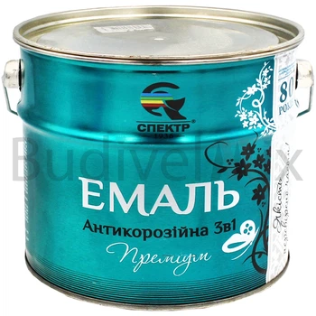 Емаль антикорозійна Спектр Преміум 3в1 2,5 кг біла