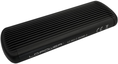 Зовнішня кишеня LC-Power LC-M2-C-NVME-2 M.2 NVMe SSD USB 3.2 Gen 2x1 Type-C Black