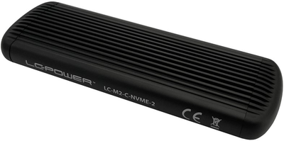 Зовнішня кишеня LC-Power LC-M2-C-NVME-2 M.2 NVMe SSD USB 3.2 Gen 2x1 Type-C Black