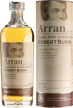 Виски Robert Burns Malt 0.7 л 43% в тубусе (5060044482397)