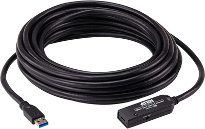 Kabel ATEN UE331C USB 3.2 Gen1 Extender Cable 10 m Black