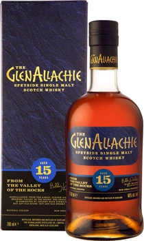 Віскі GlenAllachie 15yo 0.7 л 46% у подарунковій упаковці (5060568321080)