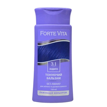 Тонуючий бальзам для волосся Forte Vita 150мл №3,1 Індиго