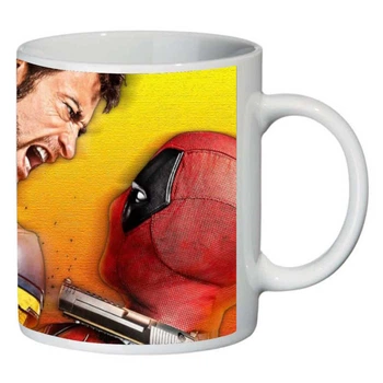 Чашка Дедпул и Росомаха (кружка supercup Deadpool Wolverine 0026)