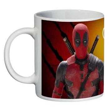 Чашка Дедпул и Росомаха (кружка supercup Deadpool Wolverine 0030)