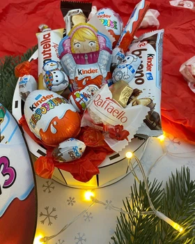 Новогодний подарочный набор Kinder Flower S на Рождество, Новый год