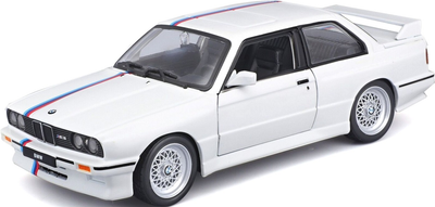 Металева модель автомобіля BBurago 1988 BMW 3 Series M3 1:24 Біла (4893993014309)