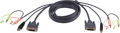 KVM-кабель ATEN 2L-7D02U USB DVI-D Single Link 1.8 м (2L-7D02U)