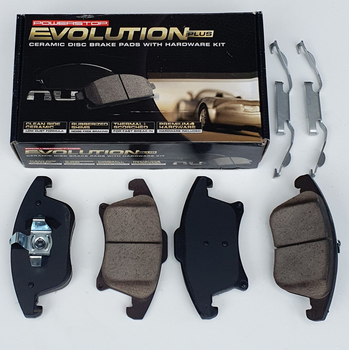 Передні керамічні колодки Ford Fusion POWER STOP Z17 (171653, 17-1653, DG9Z2001A, DG9Z2001B, DG9Z200)