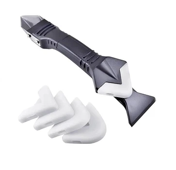 Силиконовый шпатель и скребок SILICON TOWEL SCRAPPER (Металический наконечник)