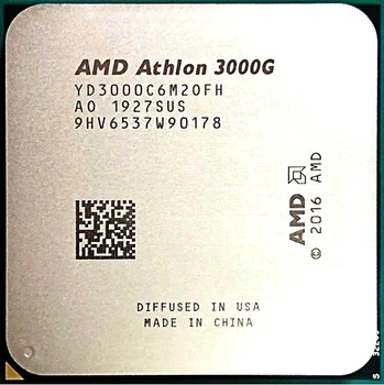 Процесор AMD Athlon 3000G (YD3000C6M2OFH) (Socket AM4, 4T, 3.6 ГГц, Tray) Б/в