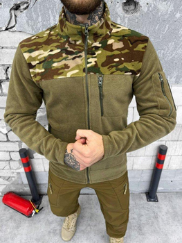 Тактична флісова кофта з кріпленням для шевронів Nord Fleece Polartec Multicam S