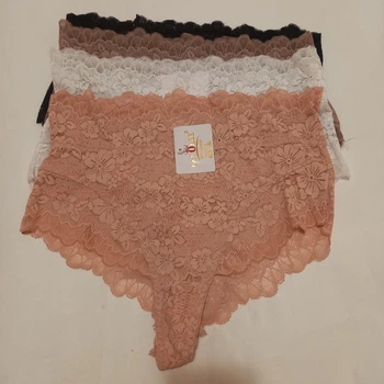 Трусы женские стринги кружевные 2XL Lavolle 0876A - 4 шт.