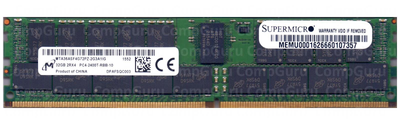 Серверна оперативна пам'ять Micron DDR4 32GB 2400MHz RDIMM 2Rx4 PC4-2400T (MTA36ASF4G72PZ-2G3A1IG)