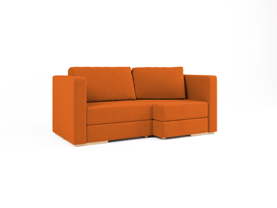 Маленький диван Sita two long Queens Orange 205x110 см