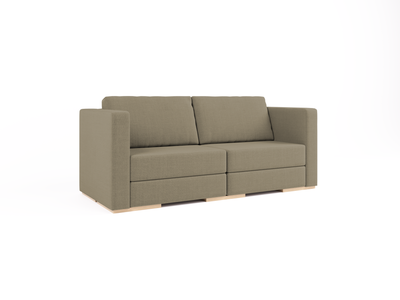 Диван двомісний - Sita 2 Queens Cocoa 220x90x75 см