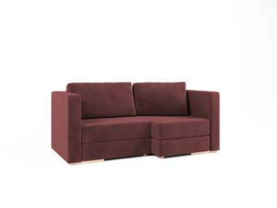 Маленький диван Sita two long Velor Marsala 205x110 см
