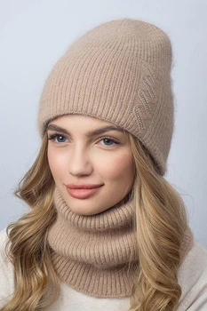 Шапка женская Flirt Мелания one size Беж