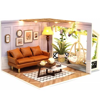 Кукольный дом конструктор DIY Cute Room H-025 Warm moment Румбокс