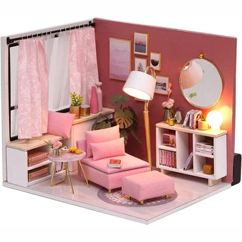 Кукольный дом конструктор DIY Cute Room H-017 Счастливое время