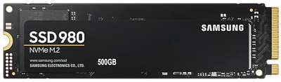 Накопичувач Samsung SSD M.2 500GB PCIe 3.0 980