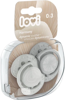 Пустышка Lovi Harmony Boy силиконовая динамическая 0-3 месяцев 2 шт (22/905boy)
