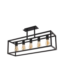 Люстра Лофт Nowodvorski 9047 черный Crate E27 5x60W
