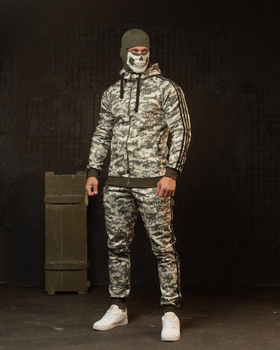 Тактический зимний спортивный костюм Army 2XL пиксель (89187)