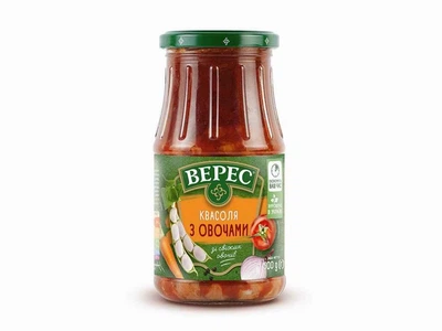 Квасоля з овочами Верес 500 г