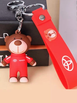 Мишка брелок Toyota Тойота аксессуары игрушка для ключей 6,6 см
