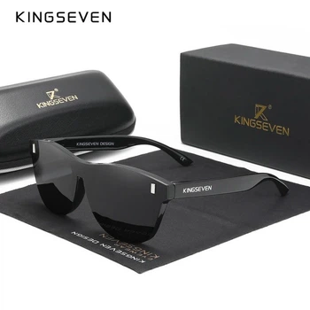 Женские поляризационные солнцезащитные очки KINGSEVEN N756 Black