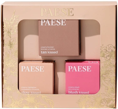 Набор - Paese Kiss My Cheeks (Cold) (blush/4g + bronzer/12g + highlighter/4g) Paese Kiss My Cheeks (Cold) (blush/4g + bronzer/12g + highlighter/4g) (1225351-2127766372-2)