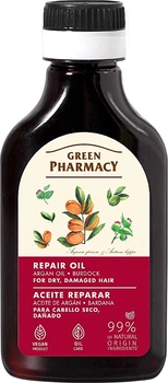 Реп'яхова та арганова олія для волосся - Green Pharmacy Regenerating Burdock & Argan Hair Oil 100ml (1224203-2067205134-2)