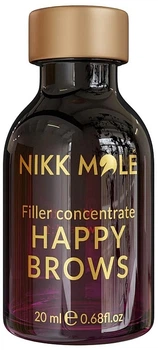 Восстанавливающий филлер-концентрат для бровей - Nikk Mole Happy Brows Filler Concentrate 20ml (1219384-395643965-2)