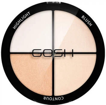 Палетка для контуринга Gosh Strobe'n Glow 001 - Highlight (15 г) (847429-985574-2)